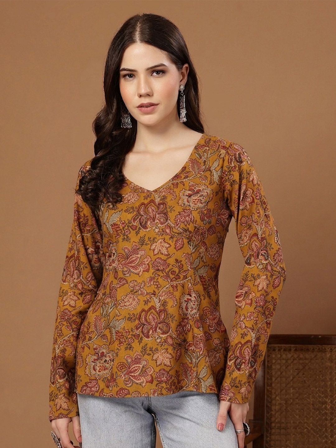 Stylum Floral Print Cotton Top