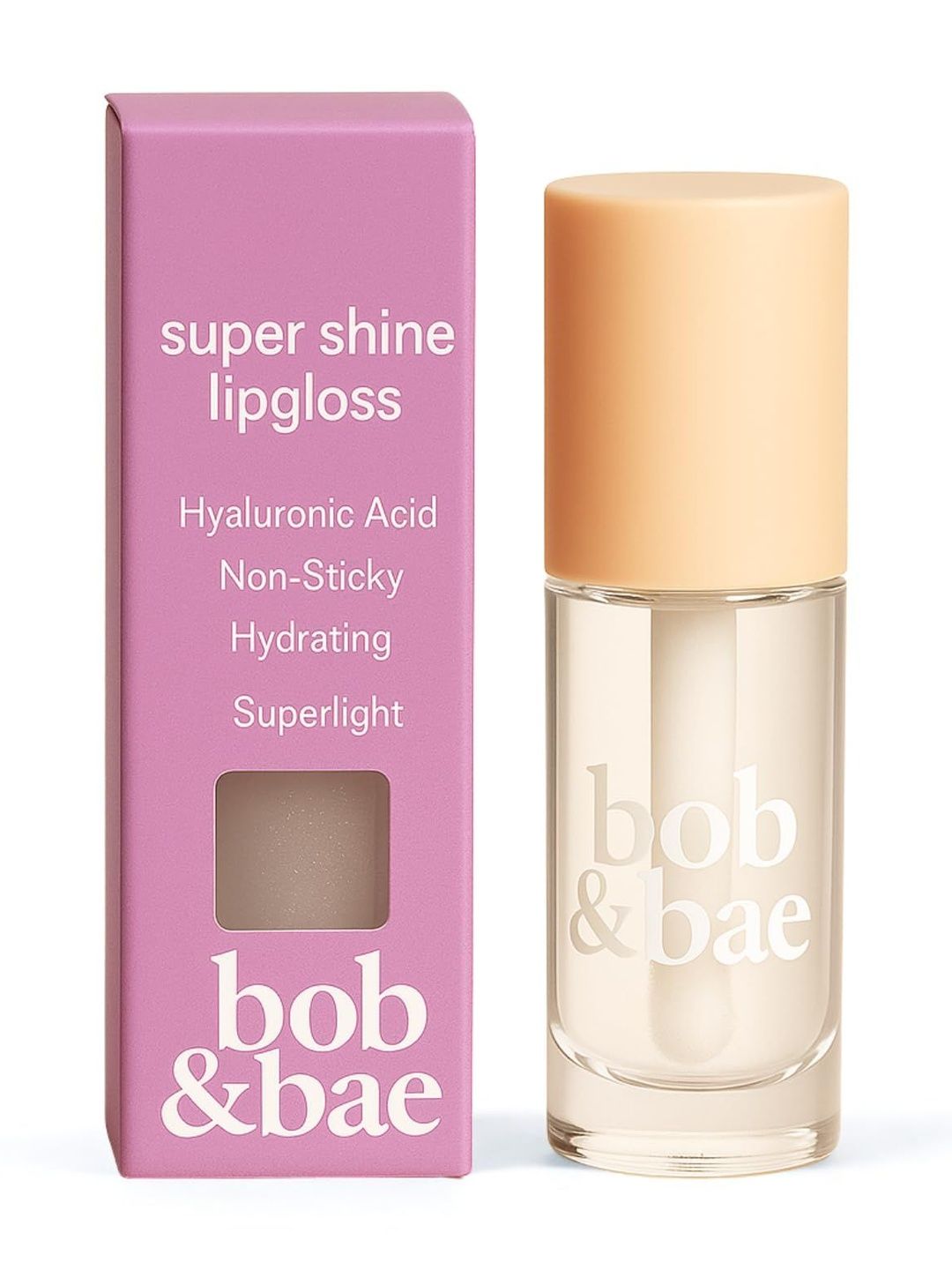 bob & bae Super Shine Lip Gloss With Hyaluronic Acid - 2 ml - FWB