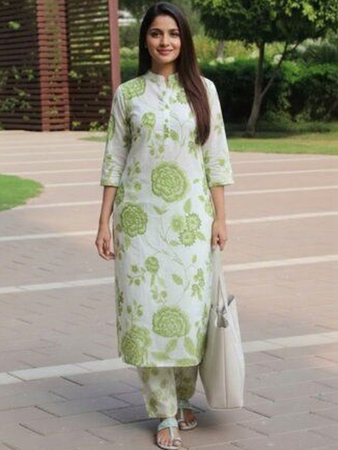 MYRIE Printed Top with Trousers