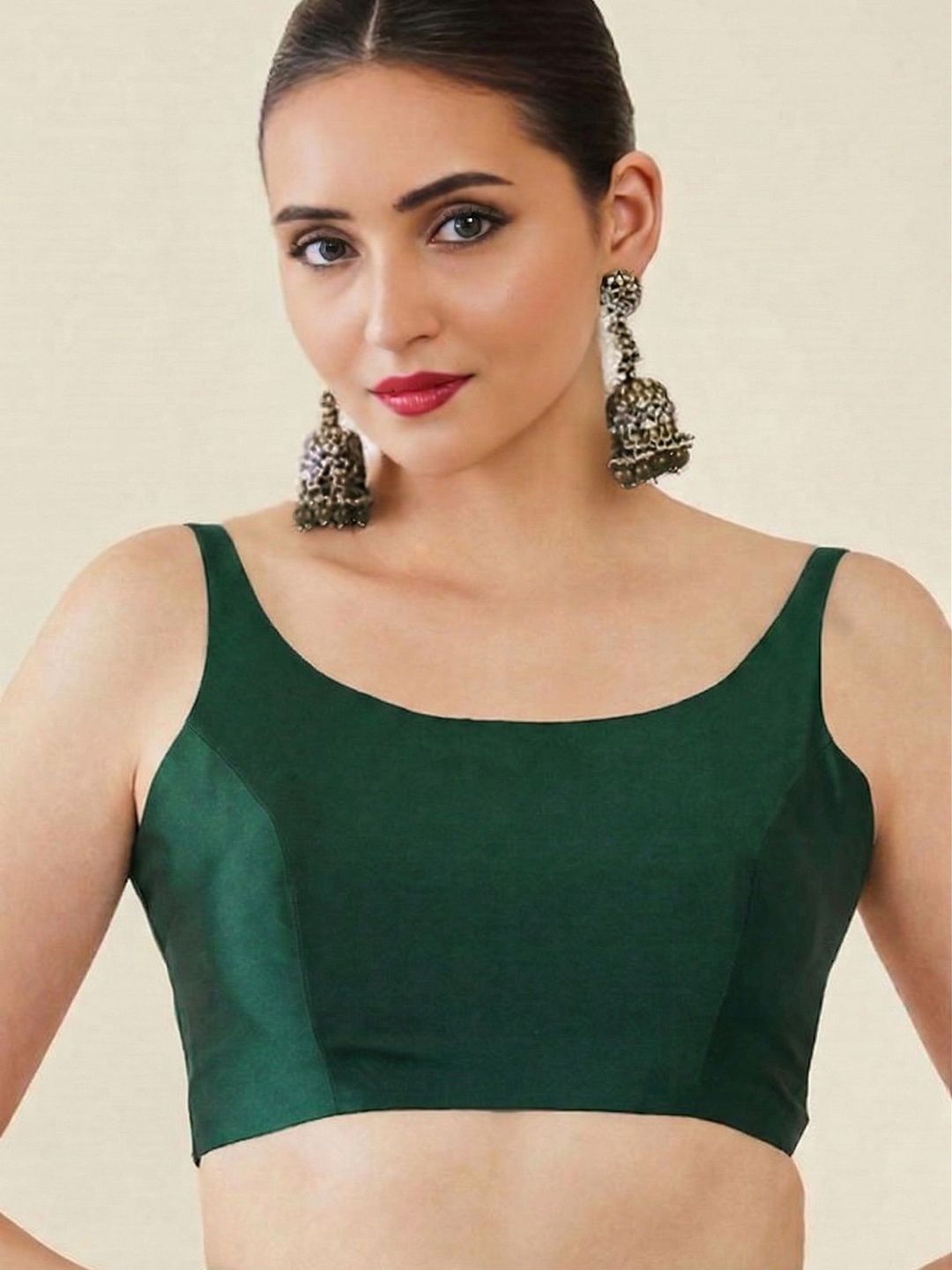 manokamna Solid Saree Blouse