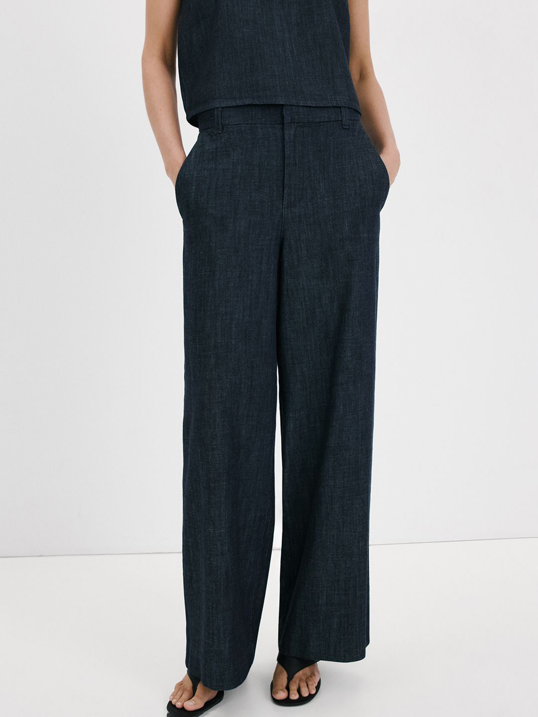 MANGO Women Regular Trouser