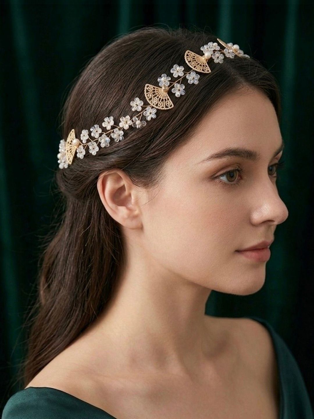 DURATI Women Embellished Hair Accessory Set of