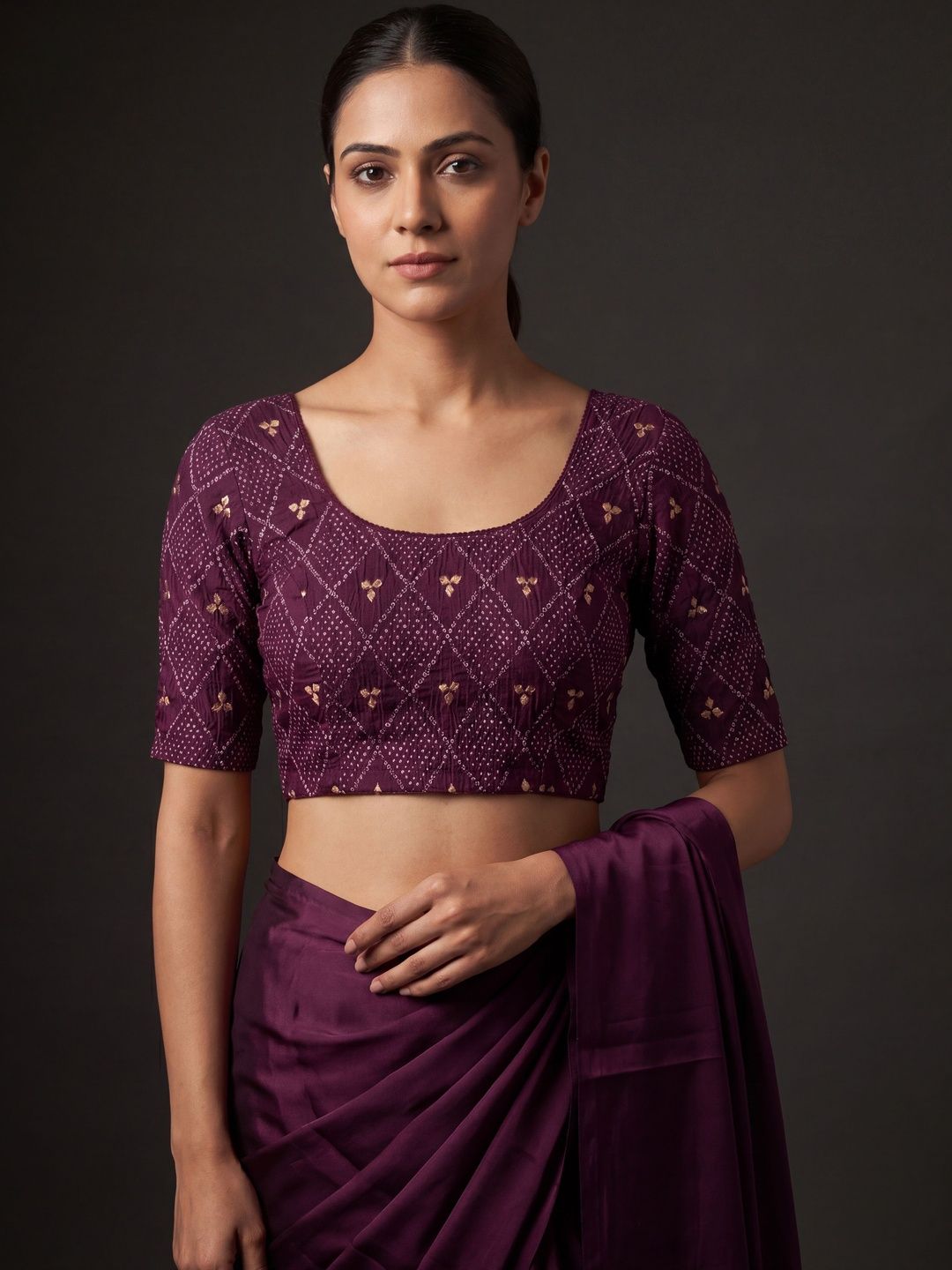 Rasvidha Embellished Zari Saree Blouse