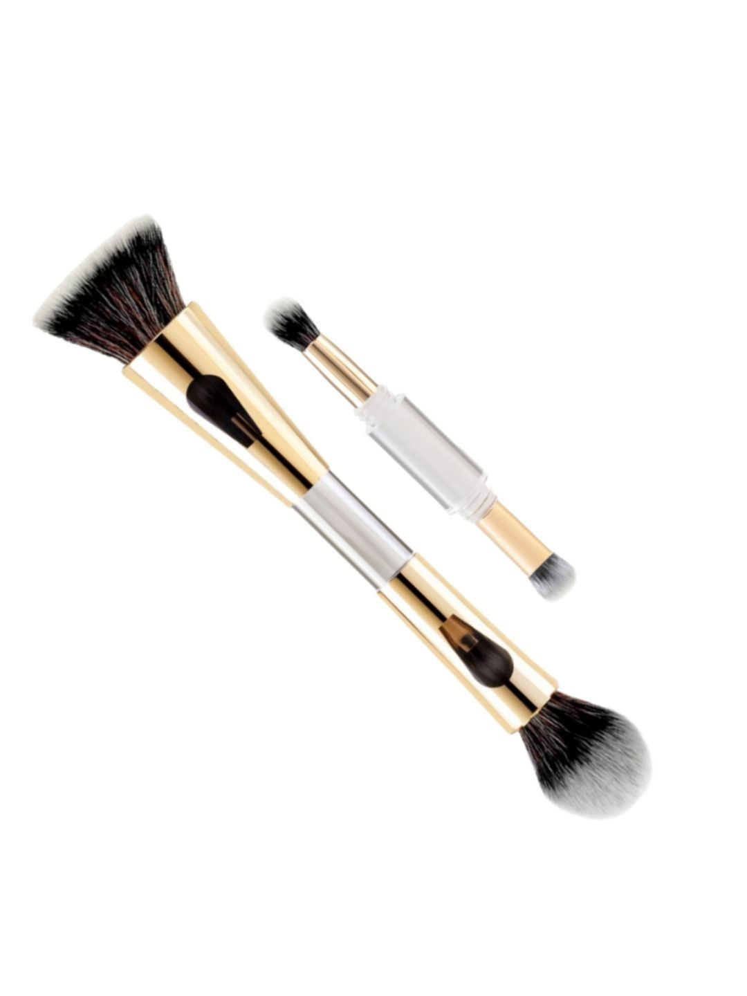 MEPOINT 4 in 1 Multifunctional Makeup Brush Set - Gold