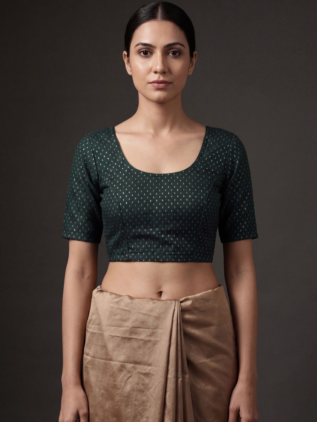 Rasvidha Embroidered Zari Saree Blouse