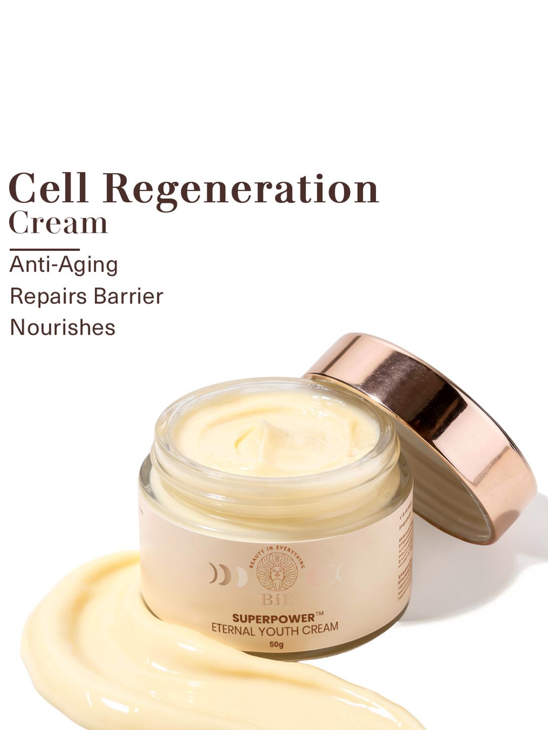 BiE- BEAUTY IN EVERYTHING Superpower Eternal Youth Cream with Squalane - 50 g