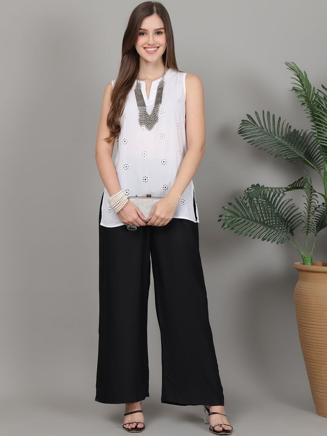 Women 2 Ethnic Palazzos 7