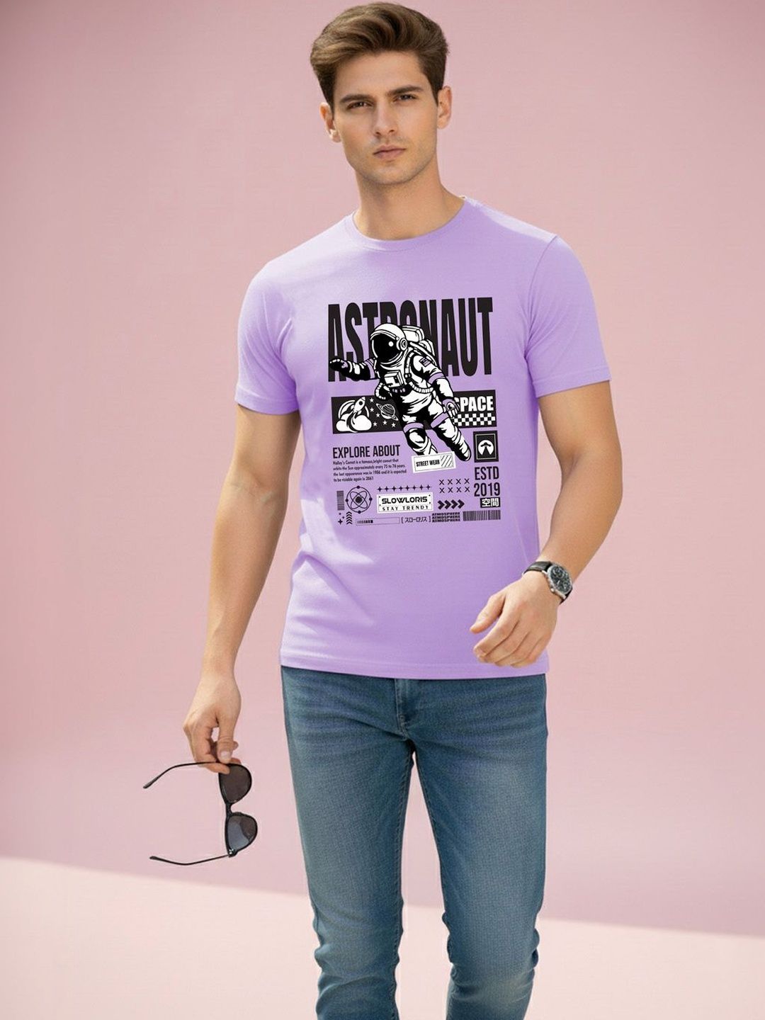 CRYPTIC Men Typography Printed T-shirt