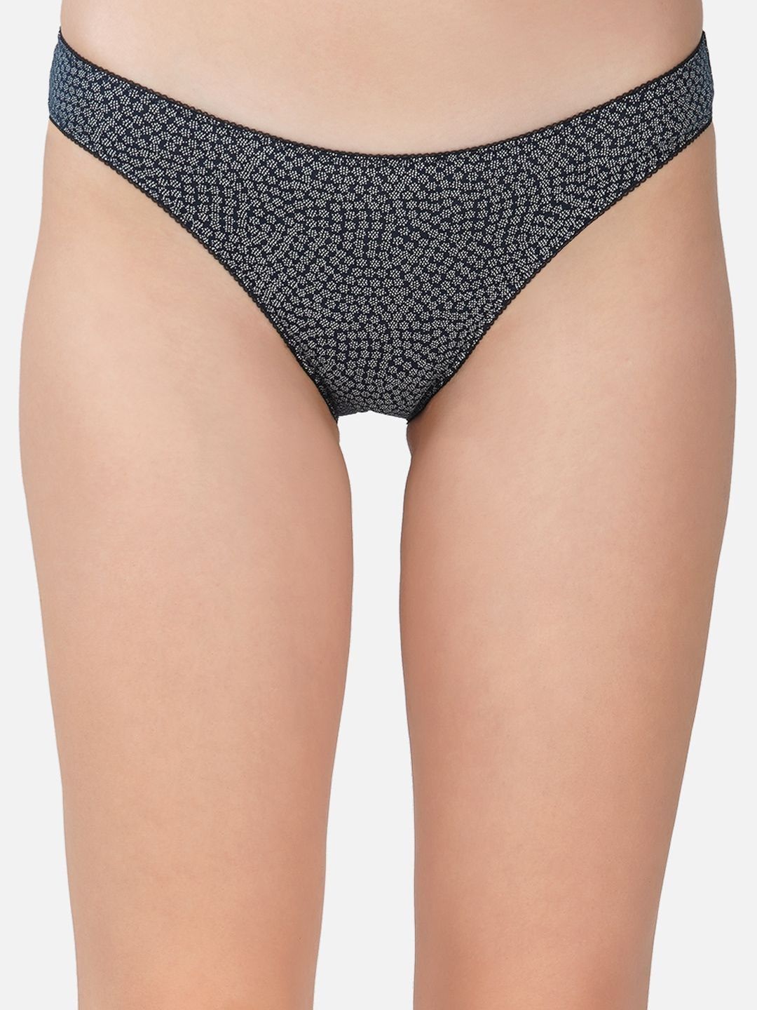 HERE&NOW Women Printed Anti Microbial Seamless Cotton Bikini
