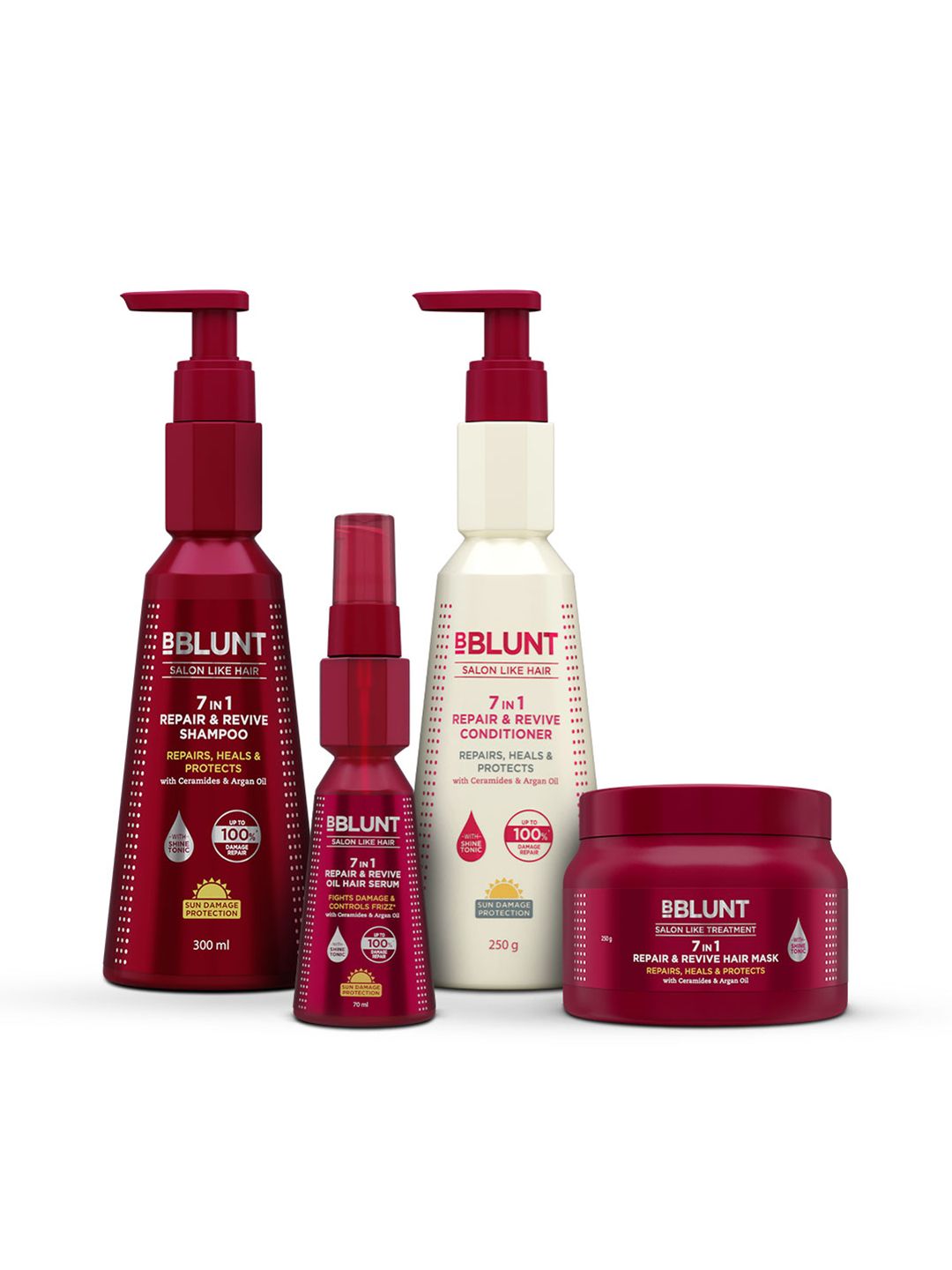 BBLUNT 7-in-1 Repair & Revive 4-Pc Hair Care Combo