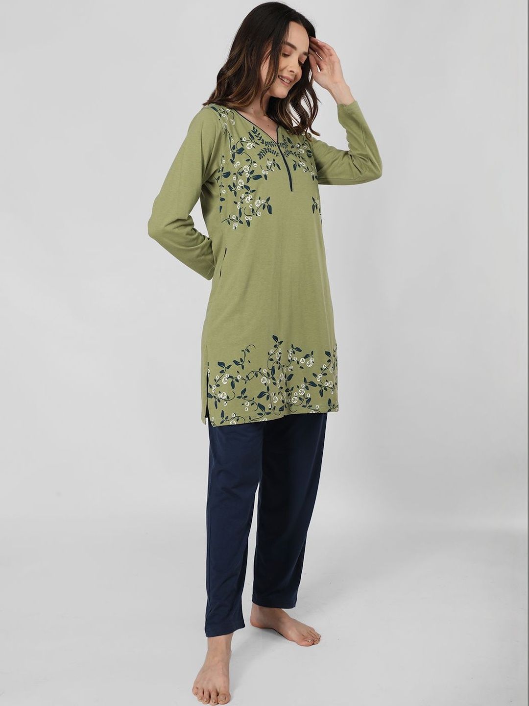 Women Printed Night suit 6