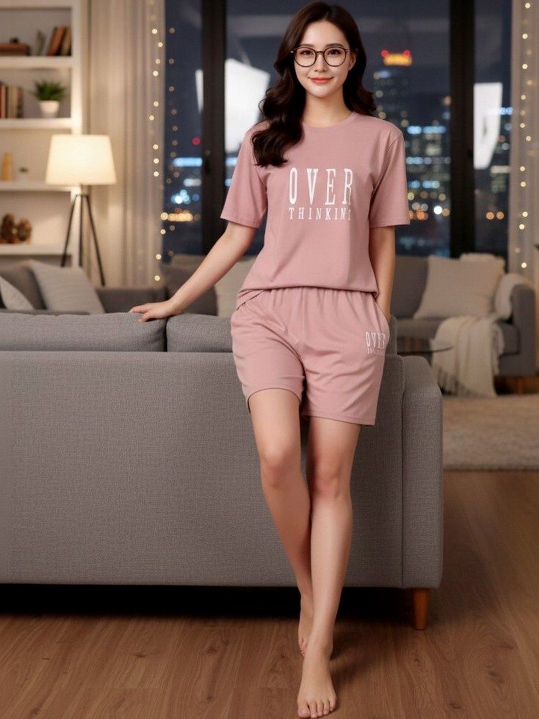 Buy Keenuu Cotton Colourblocked Top With Shorts -  - Apparel for Women