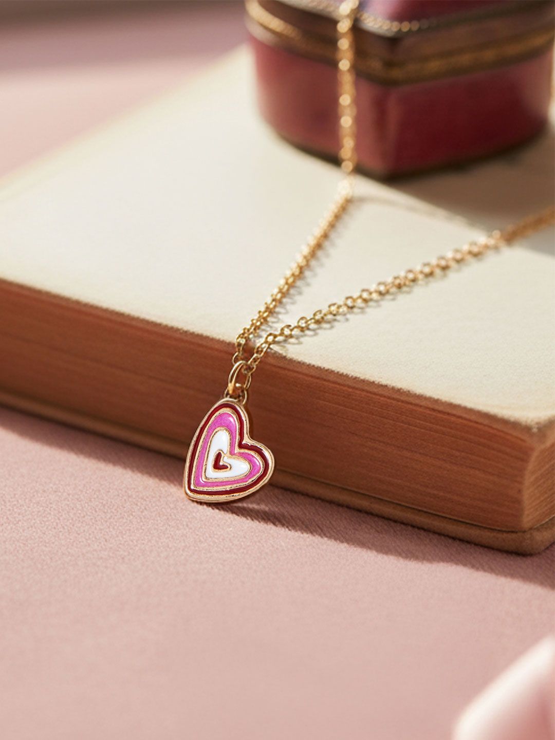Accessorize Women Padlock & Key Pendant Necklace