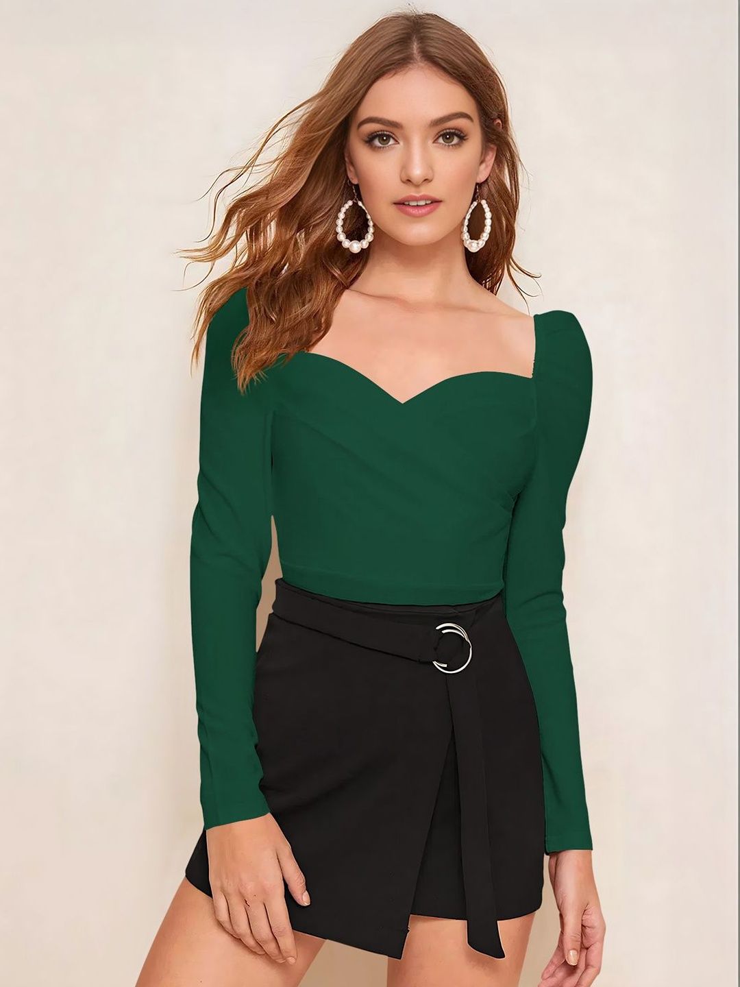 Navyankaa Sweetheart Neck Top