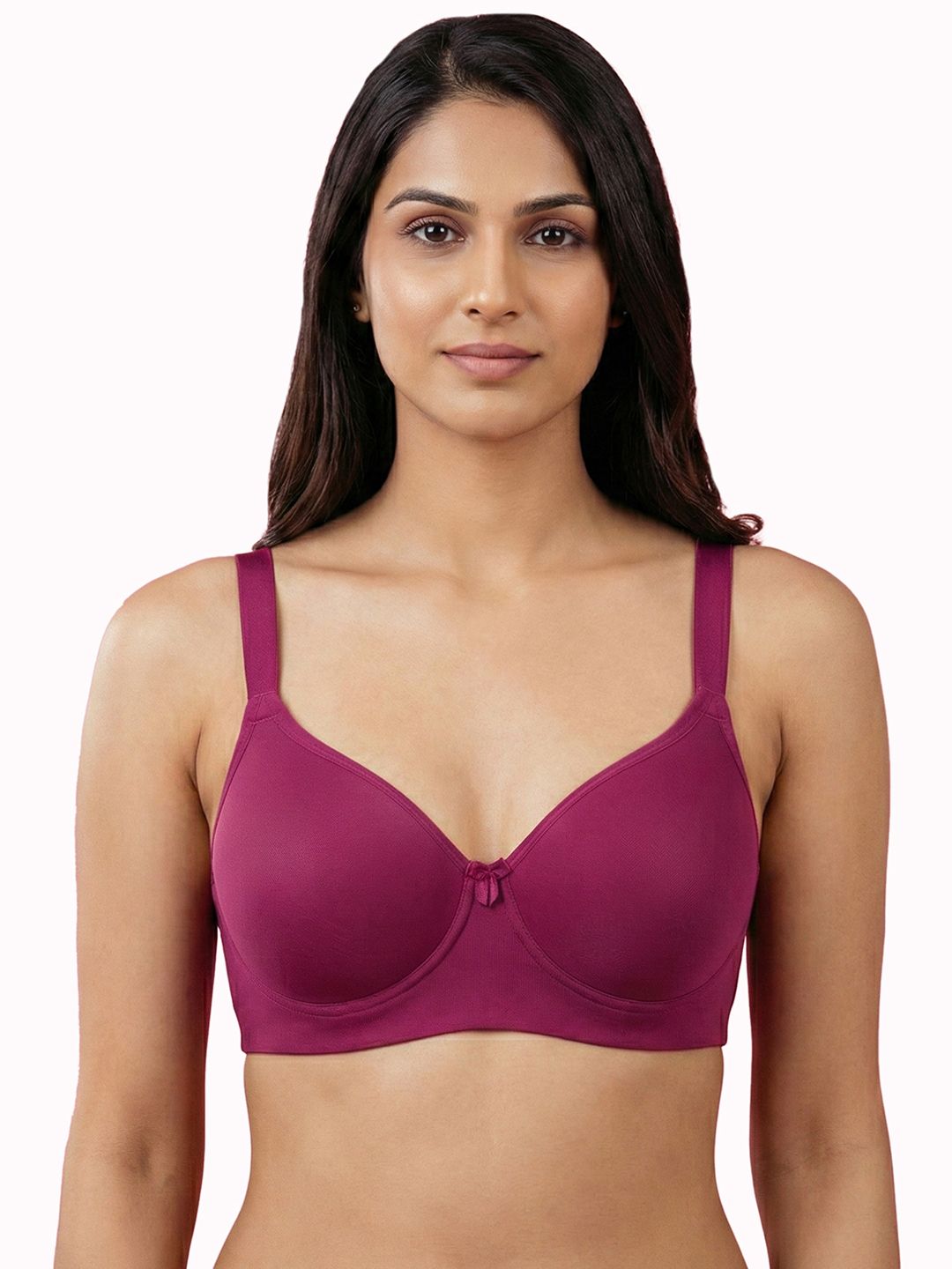 Invisi-Soft Cotton Padded Non-wired Full Coverage Everyday Bonded Bra