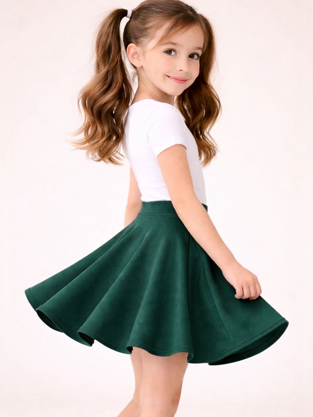 Girls Above Knee A-Line Skirt 2
