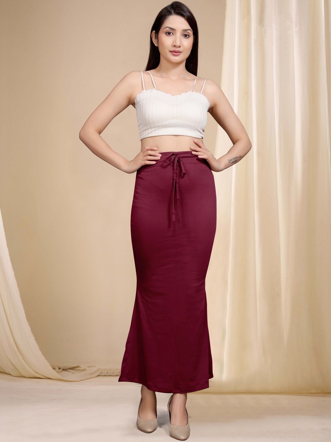Rare Bello Side Slit Mermaid Saree Shapewear