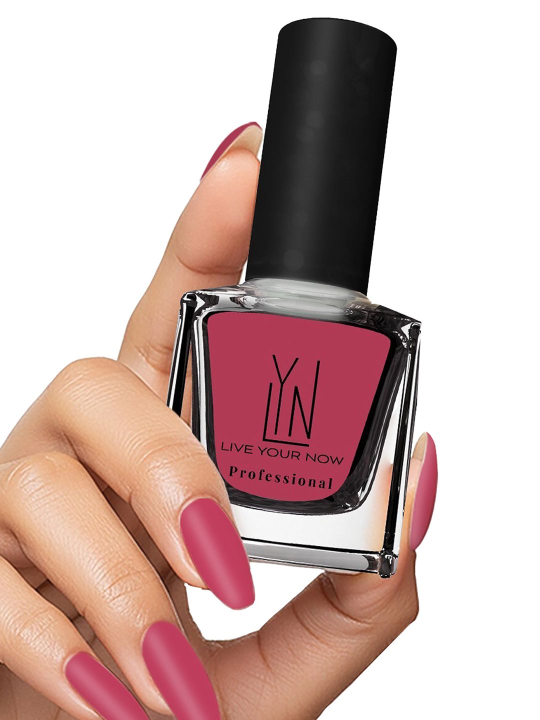 LYN LIVE YOUR NOW Long Lasting Fast Dry Nail Polish - 12 ml - Bold Blush