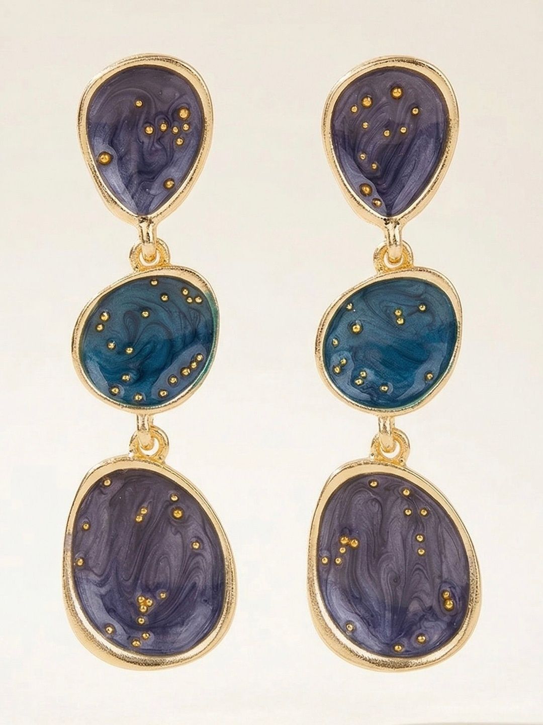 jueri Geometric Drop Earrings
