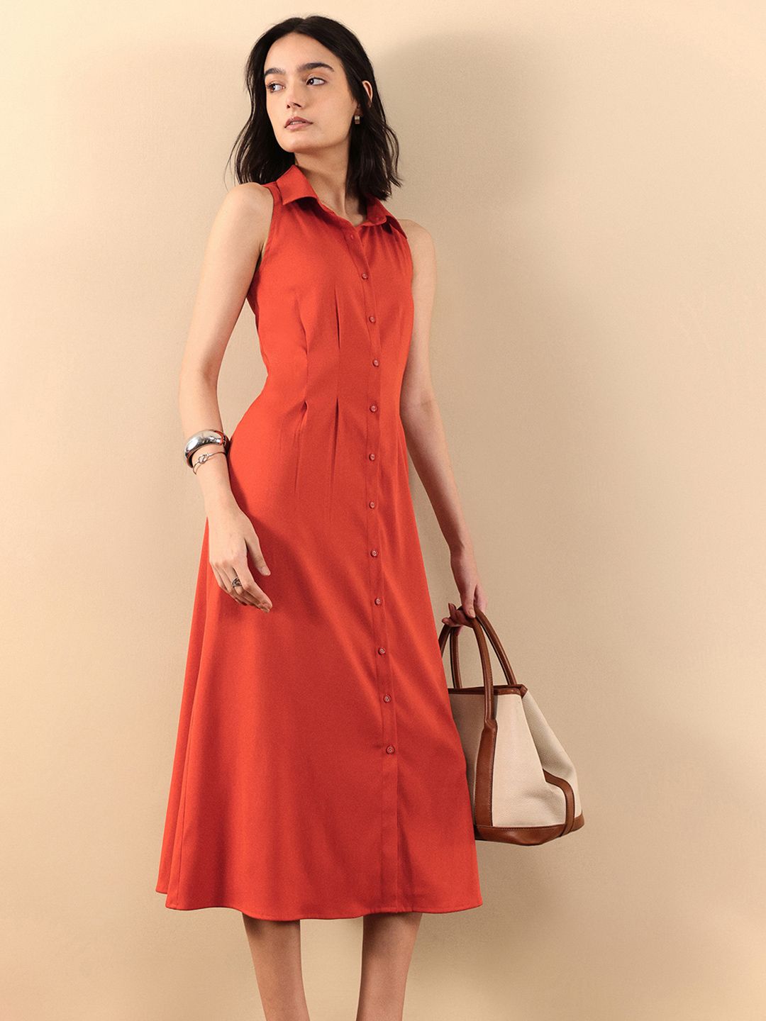 A-Line Midi Dress 3