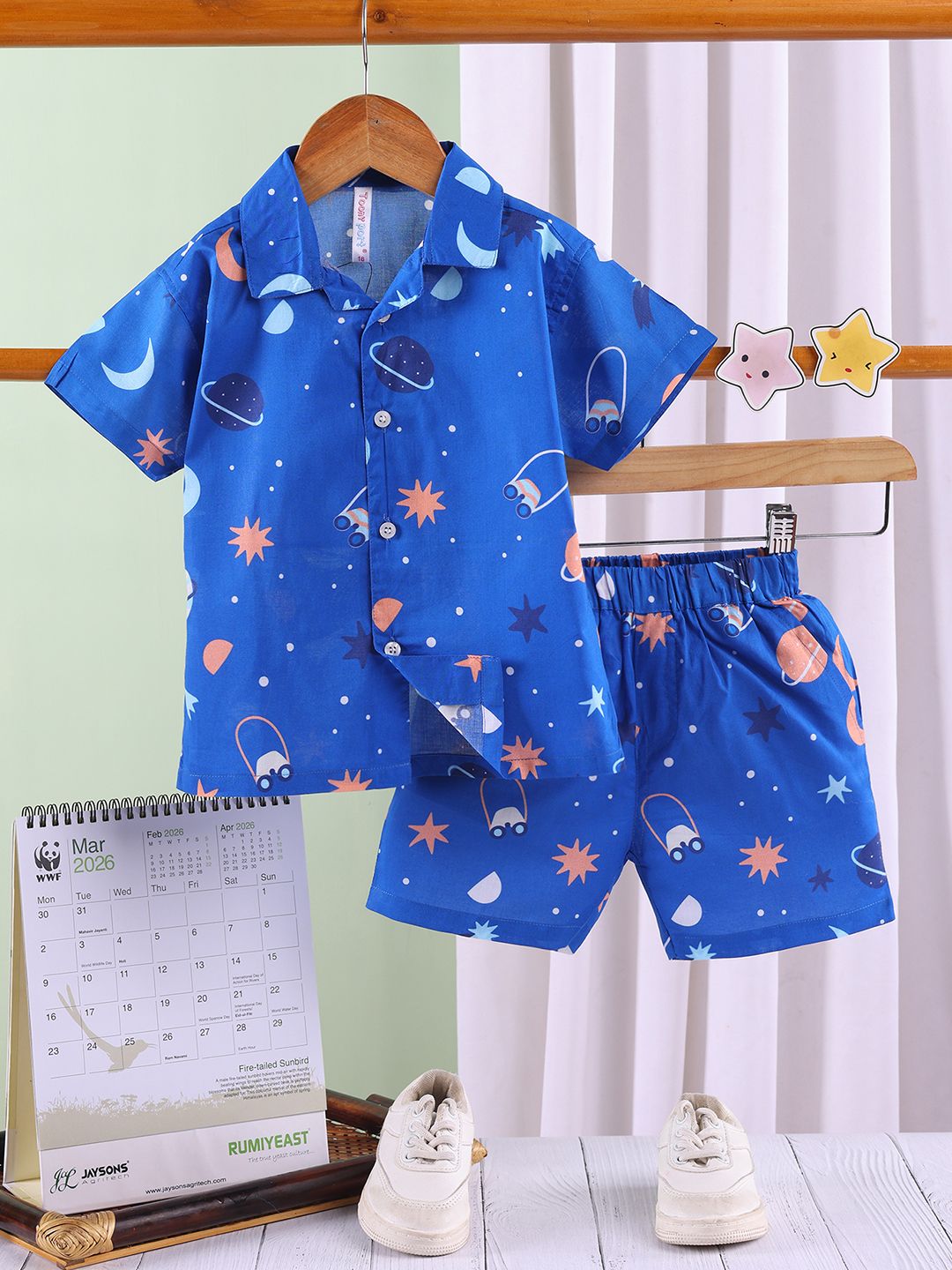 Buy Toonyport Boys Printed Cotton Shirt With Shorts -  - Apparel for Boys
