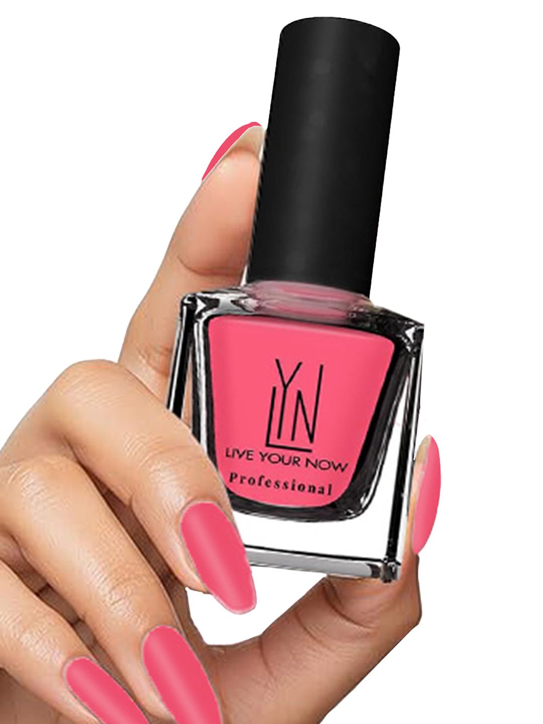 LYN LIVE YOUR NOW Long Lasting Fast Dry Nail Polish - 12 ml - Electric Pink 08