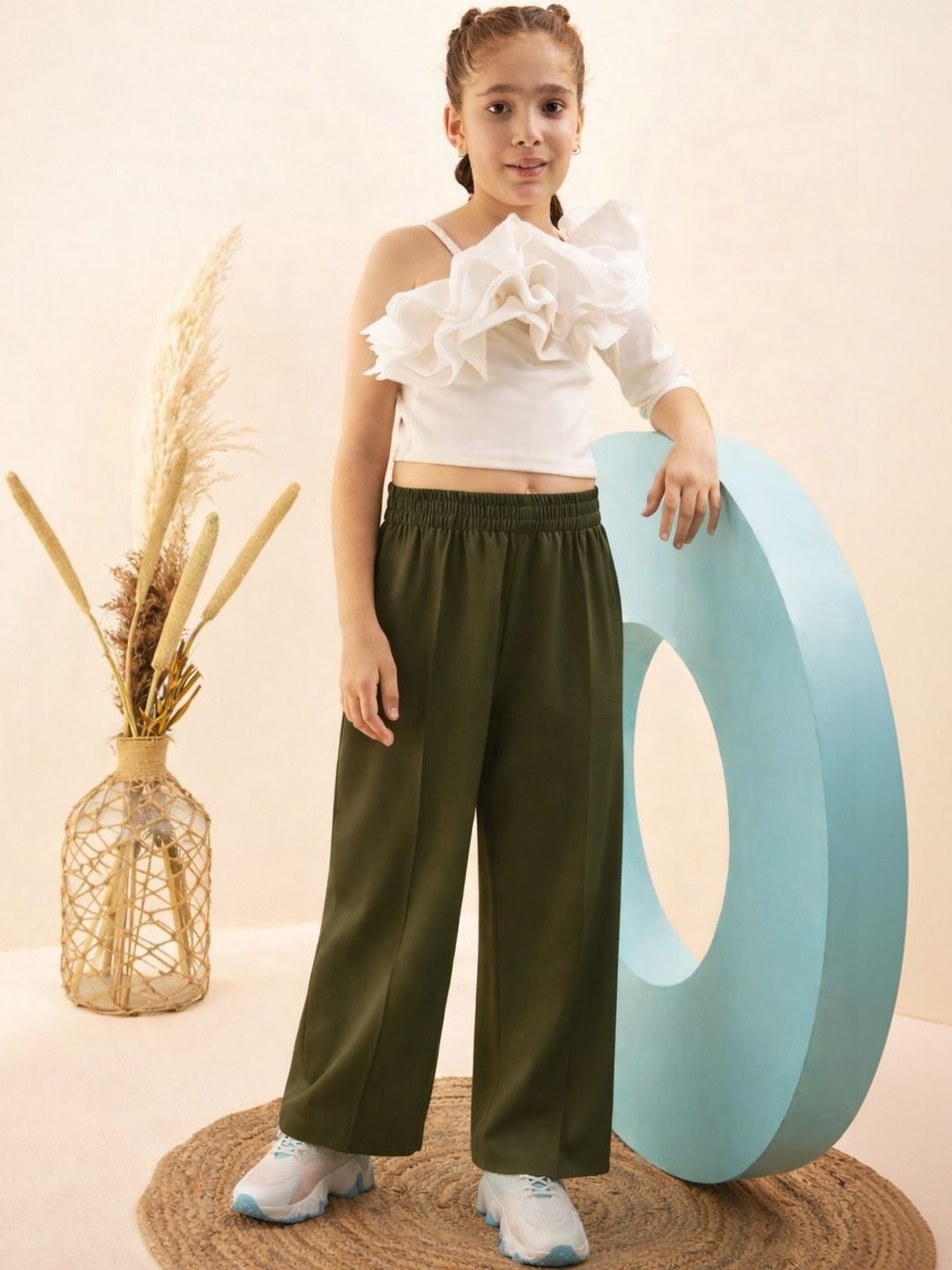 Cherry & Jerry Girls Relaxed Loose Fit Trousers