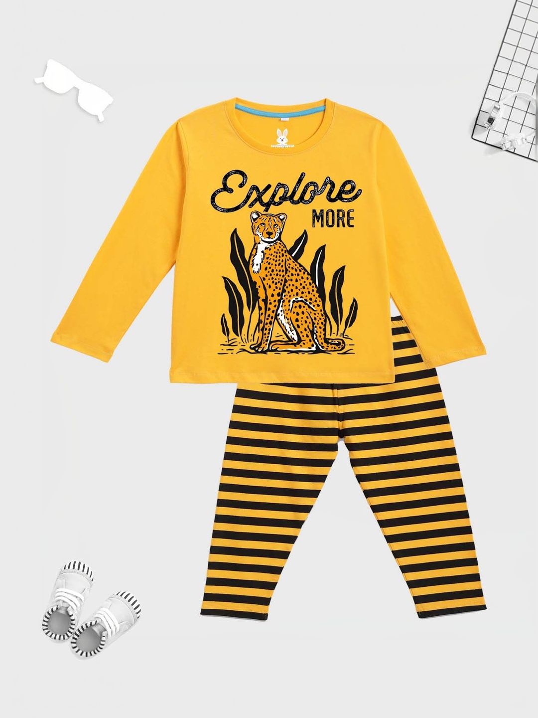 KIDSCRAFT Boys Printed Night suit