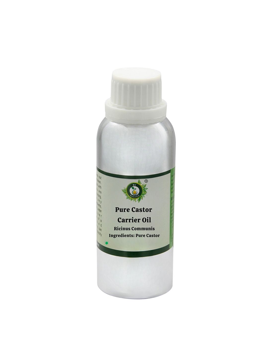 R V Essential Pure Castor Alcohol Free Carrier Oil - 300 ml