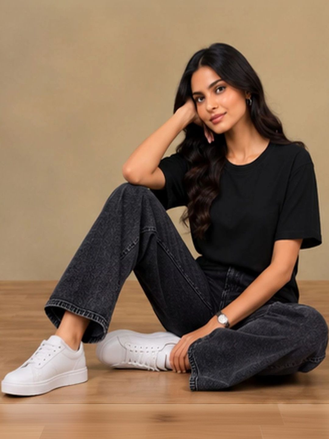 Women Relaxed Fit Mid-Rise Light Fade Jeans 5