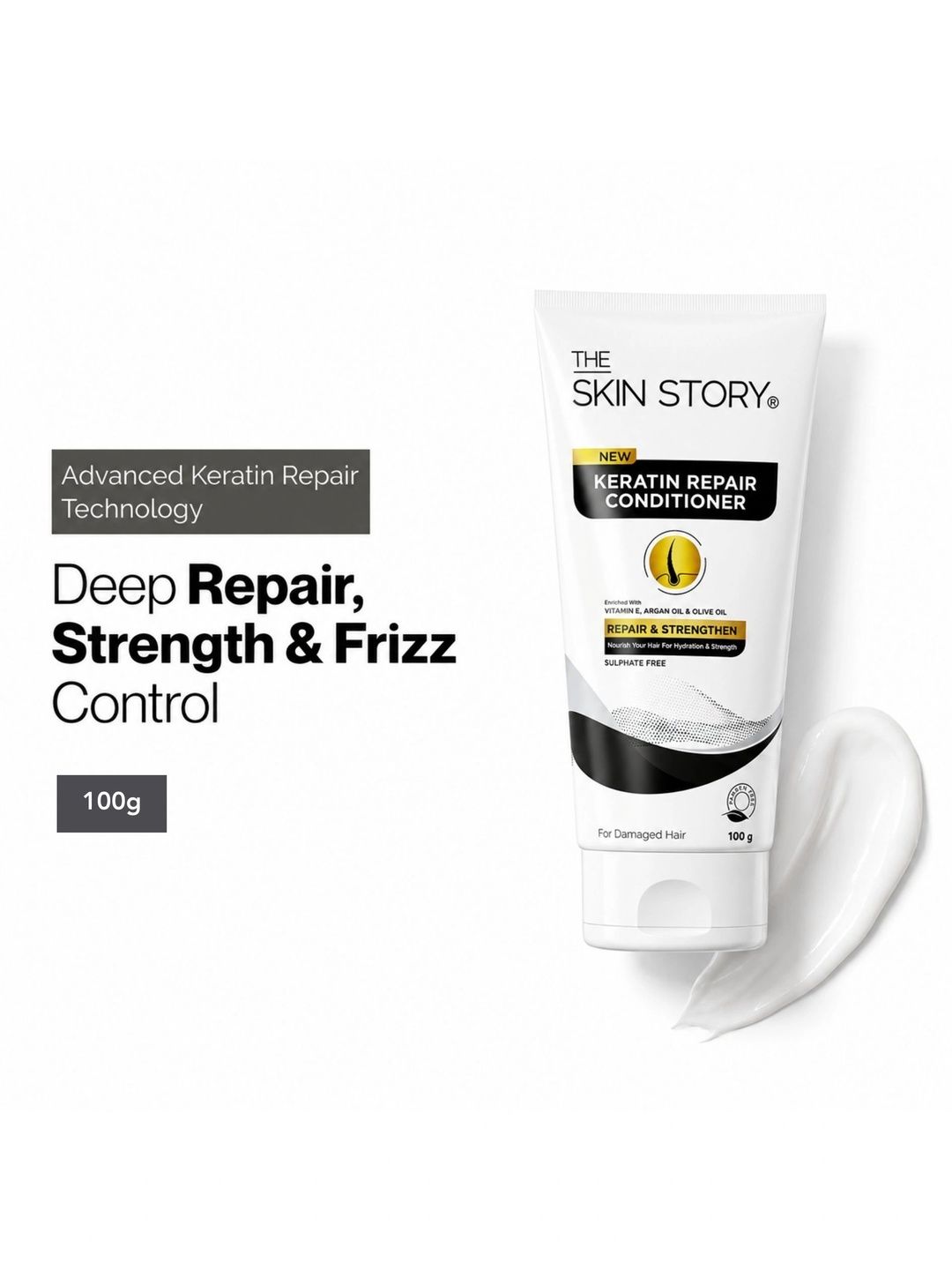 THE SKIN STORY Sulphate Free Keratin Repair Conditioner - 100 g