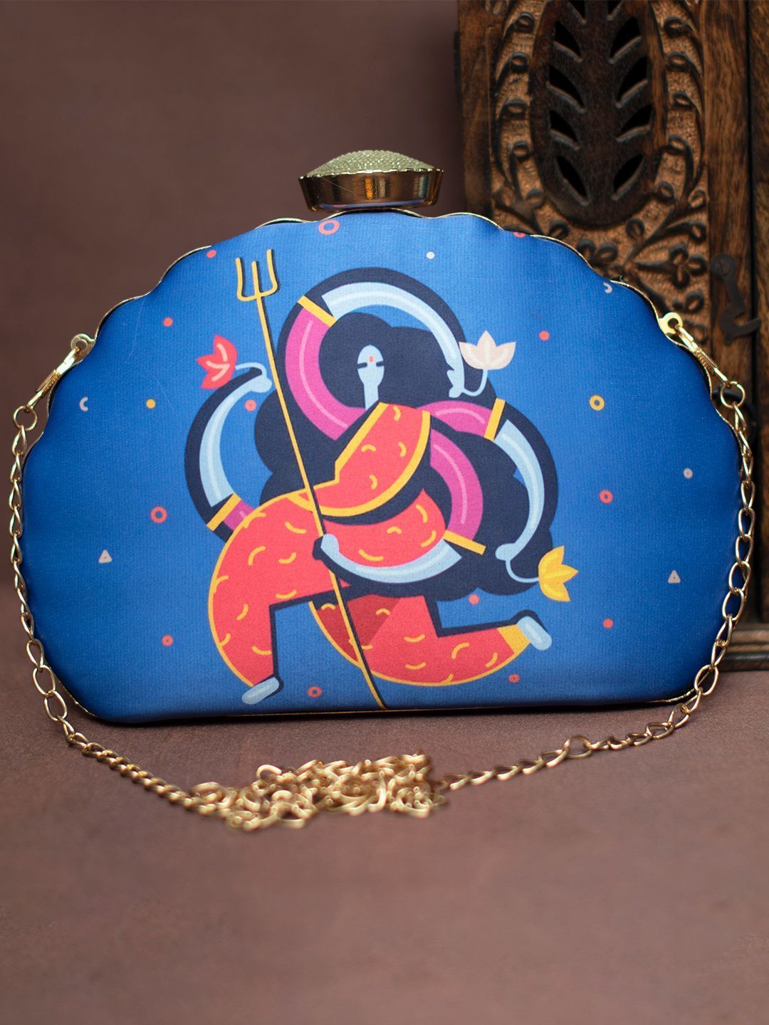 Buy ARTKLIM Printed Half Moon Clutch -  - Accessories for Women