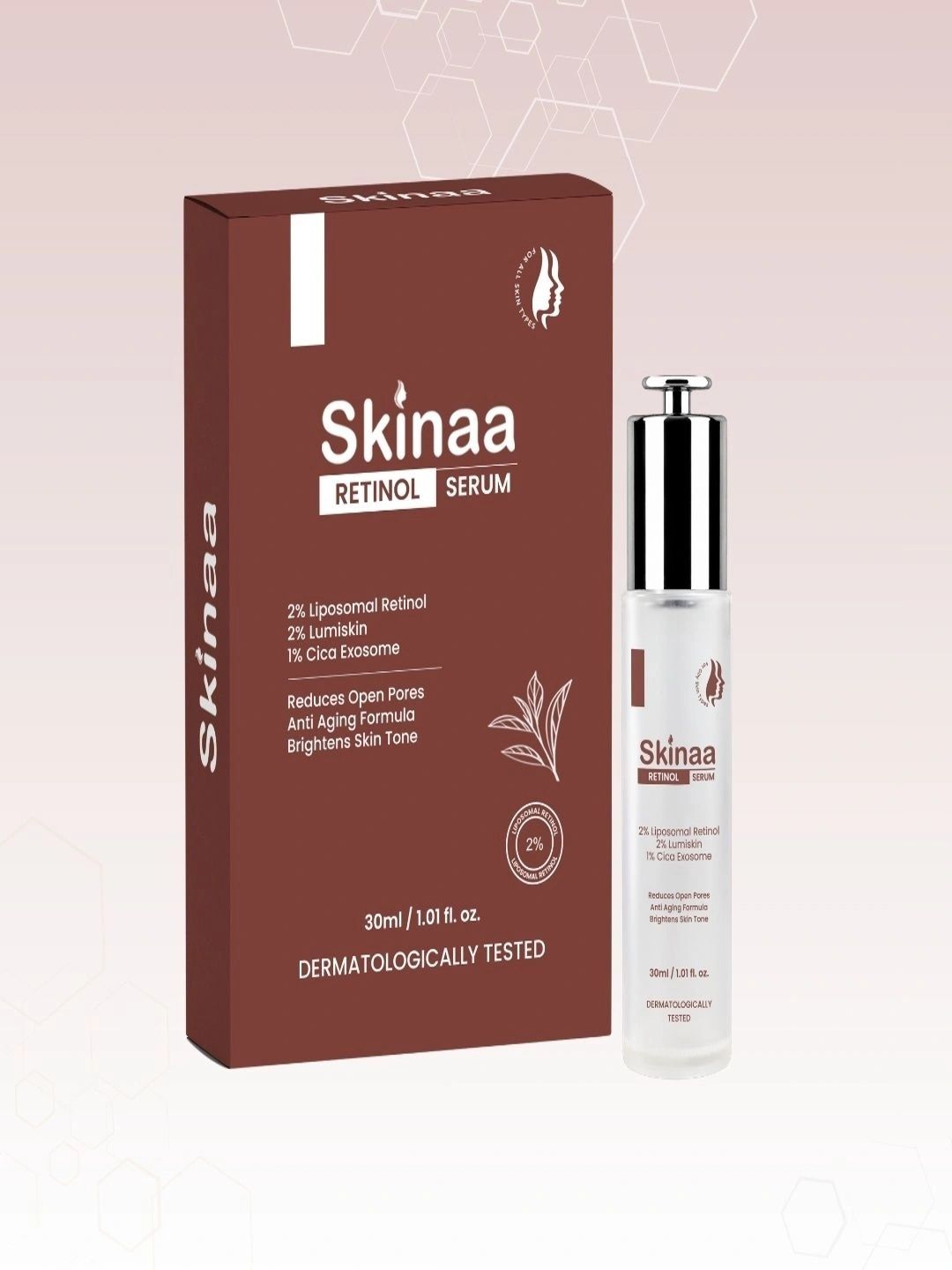 Buy SKINAA Retinol Serum For Face Brightening Anti Aging Wrinkles 2% Encapsulated 30ml -  - Personal Care for Unisex