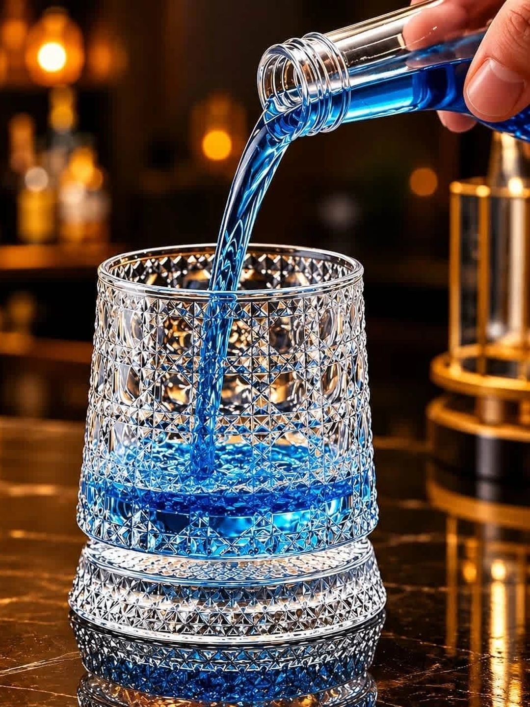 PrimeWorld Transparent Easy to Clean Glass Whisky Glass Bar Glass