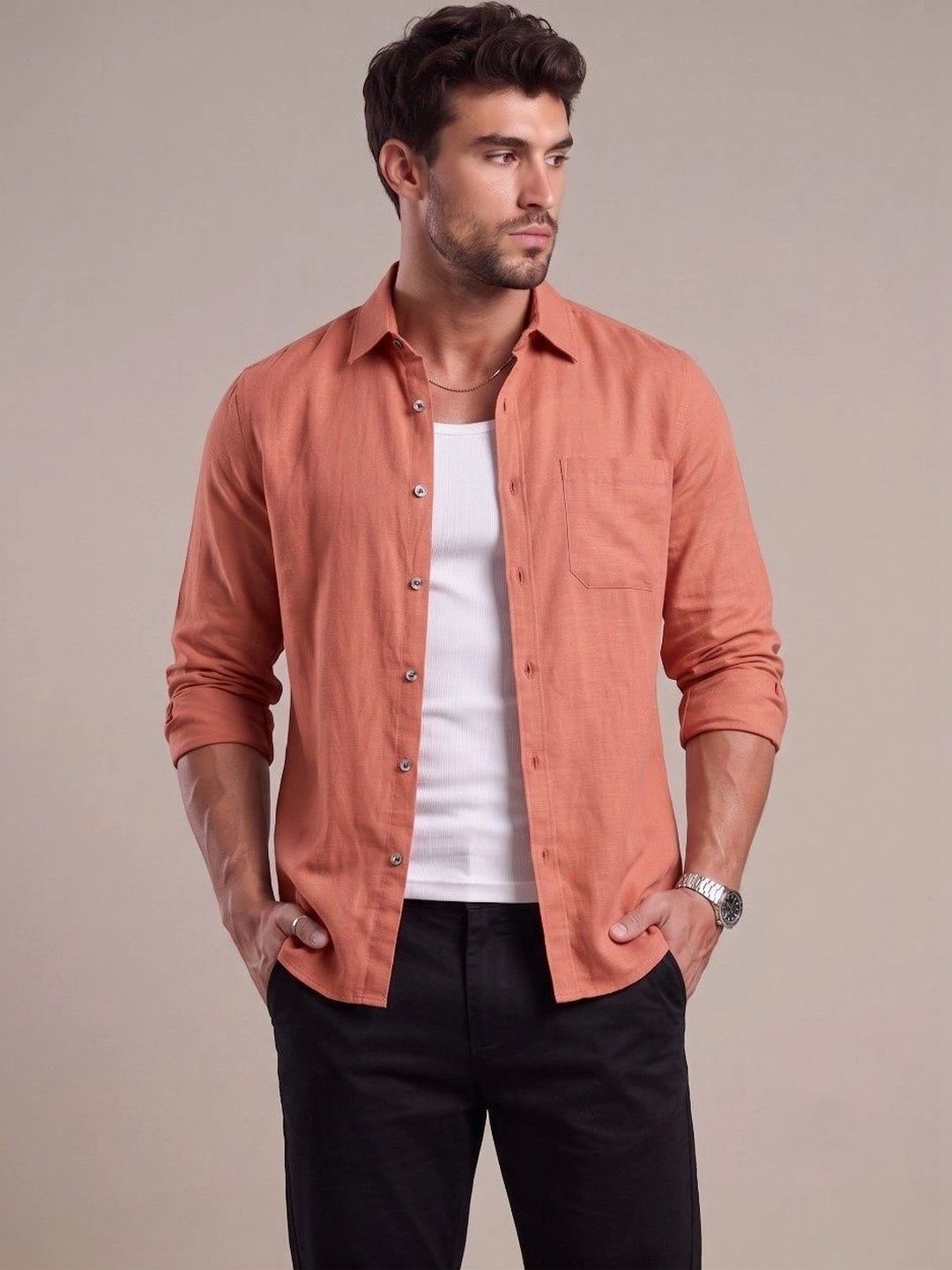 glitchez Men Standard Casual Shirt