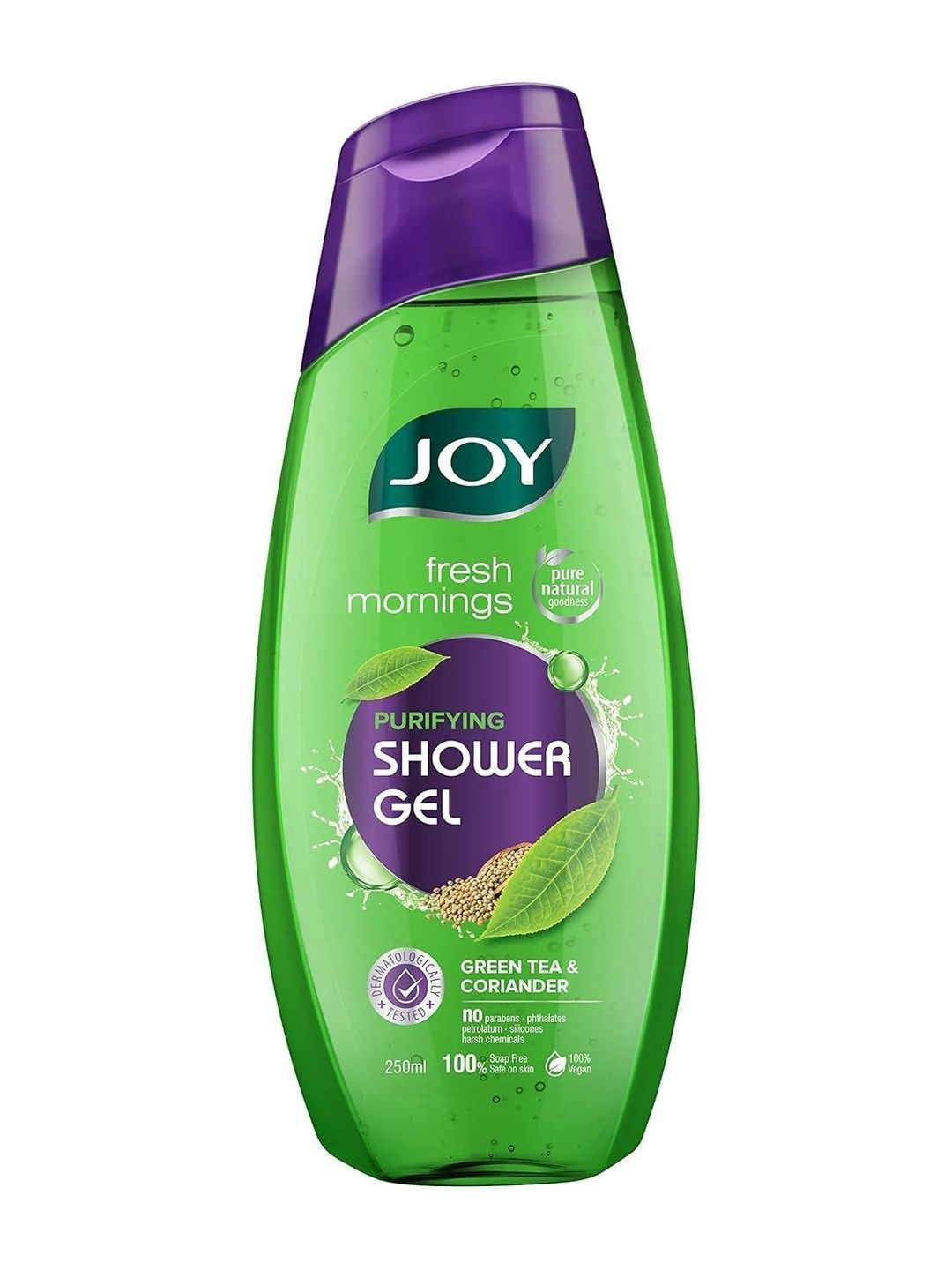 JOY Purifying Green Tea Shower Gel Body Wash For All Skin Types - 250ml