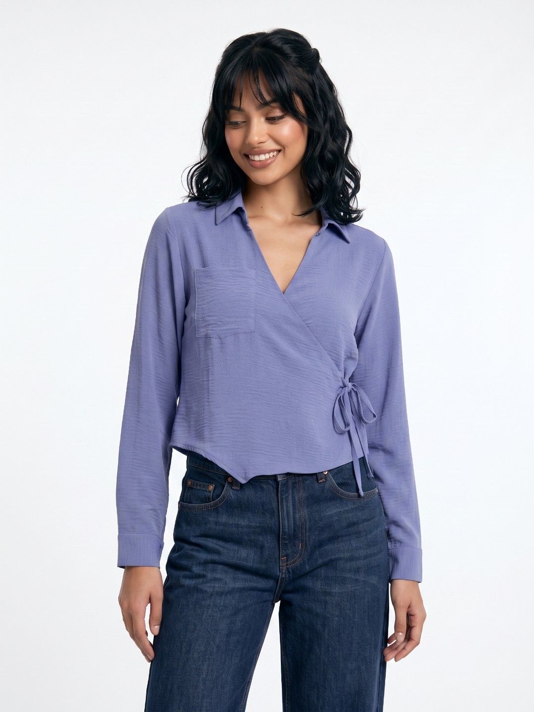 glitchez Round Neck Knitted Cardigan