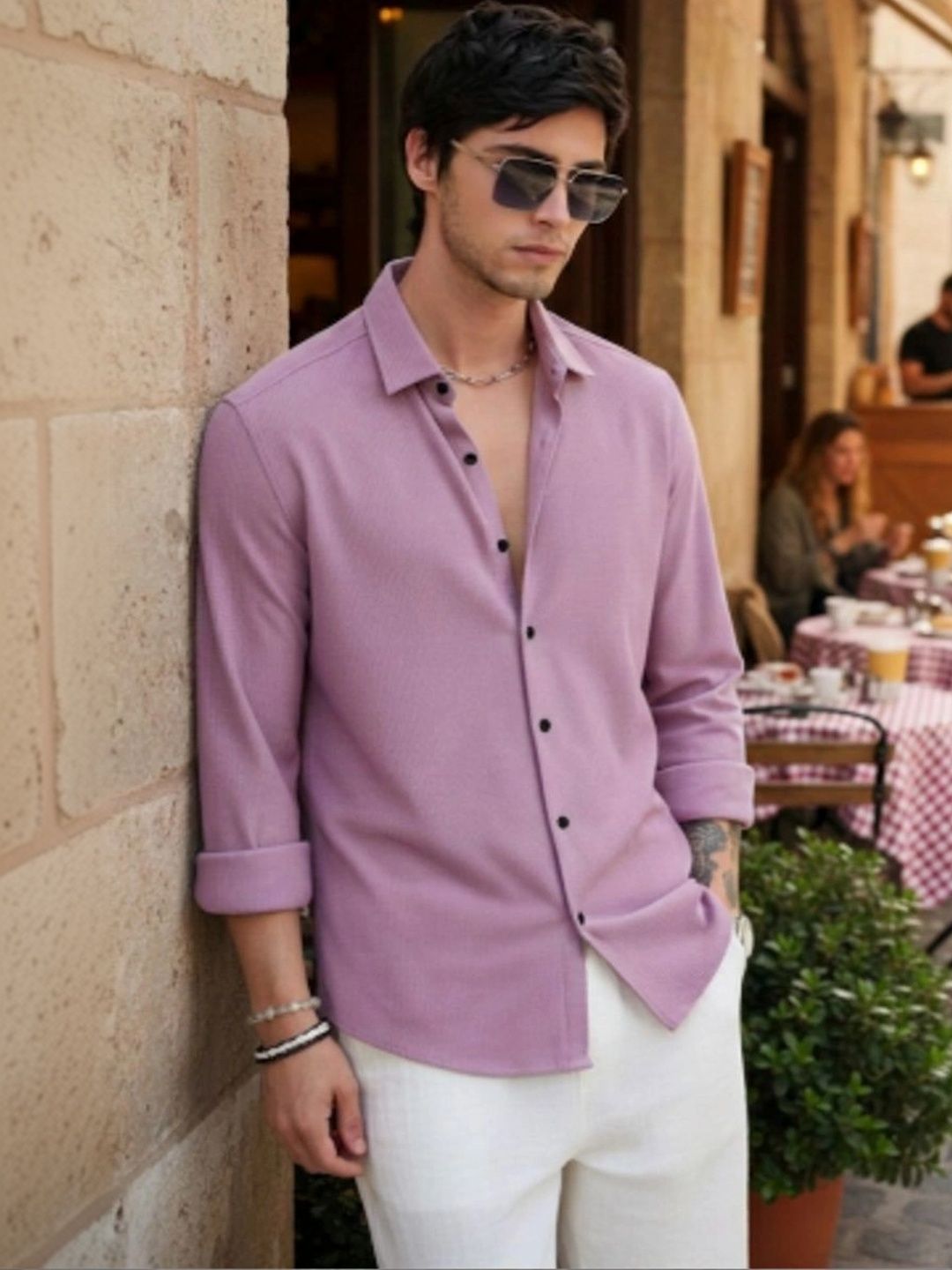 Ravyaah hub Men Casual Shirt