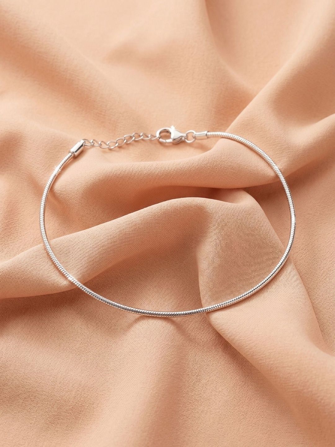 Buy 925 SILLER  Sterling Silver Snake Chain Anklet -  - Accessories for Women