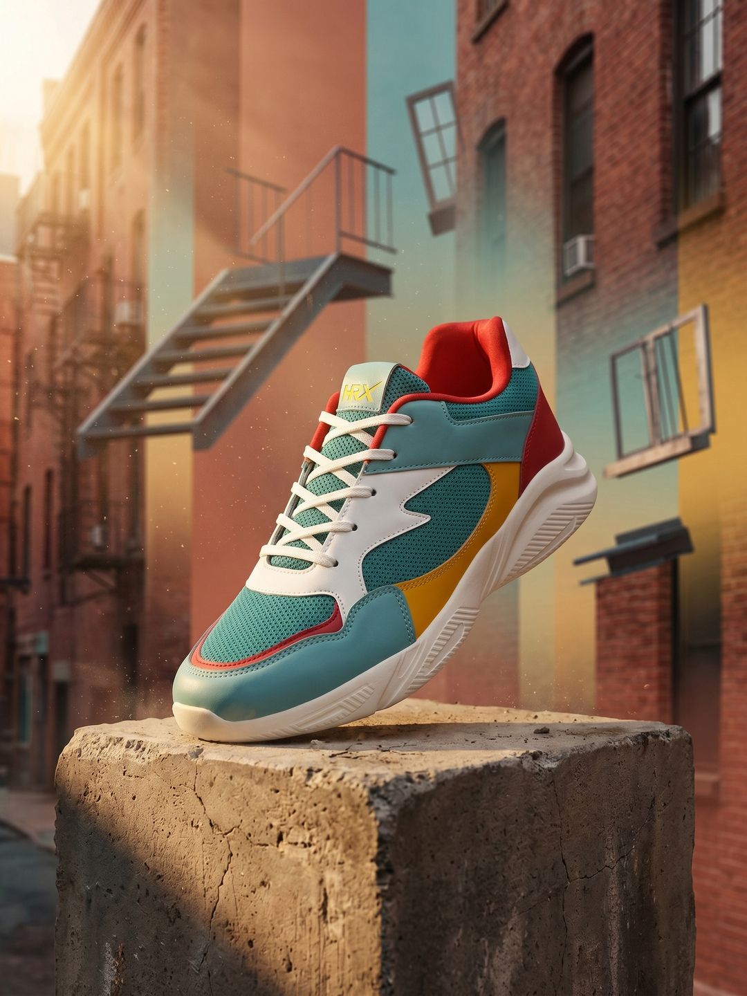 Buy HRX By Hrithik Roshan Unisex Colourblocked Running Non Marking Shoes -  - Footwear for Unisex