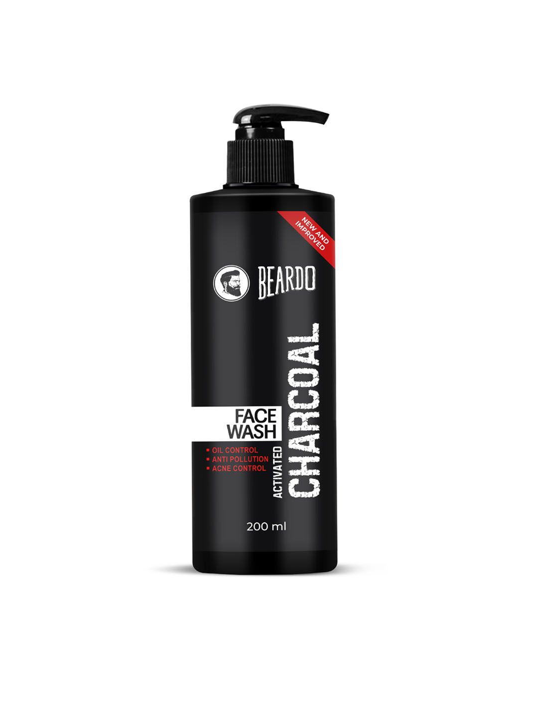 BEARDO Men Activated Charcoal Face Wash - 200 ml