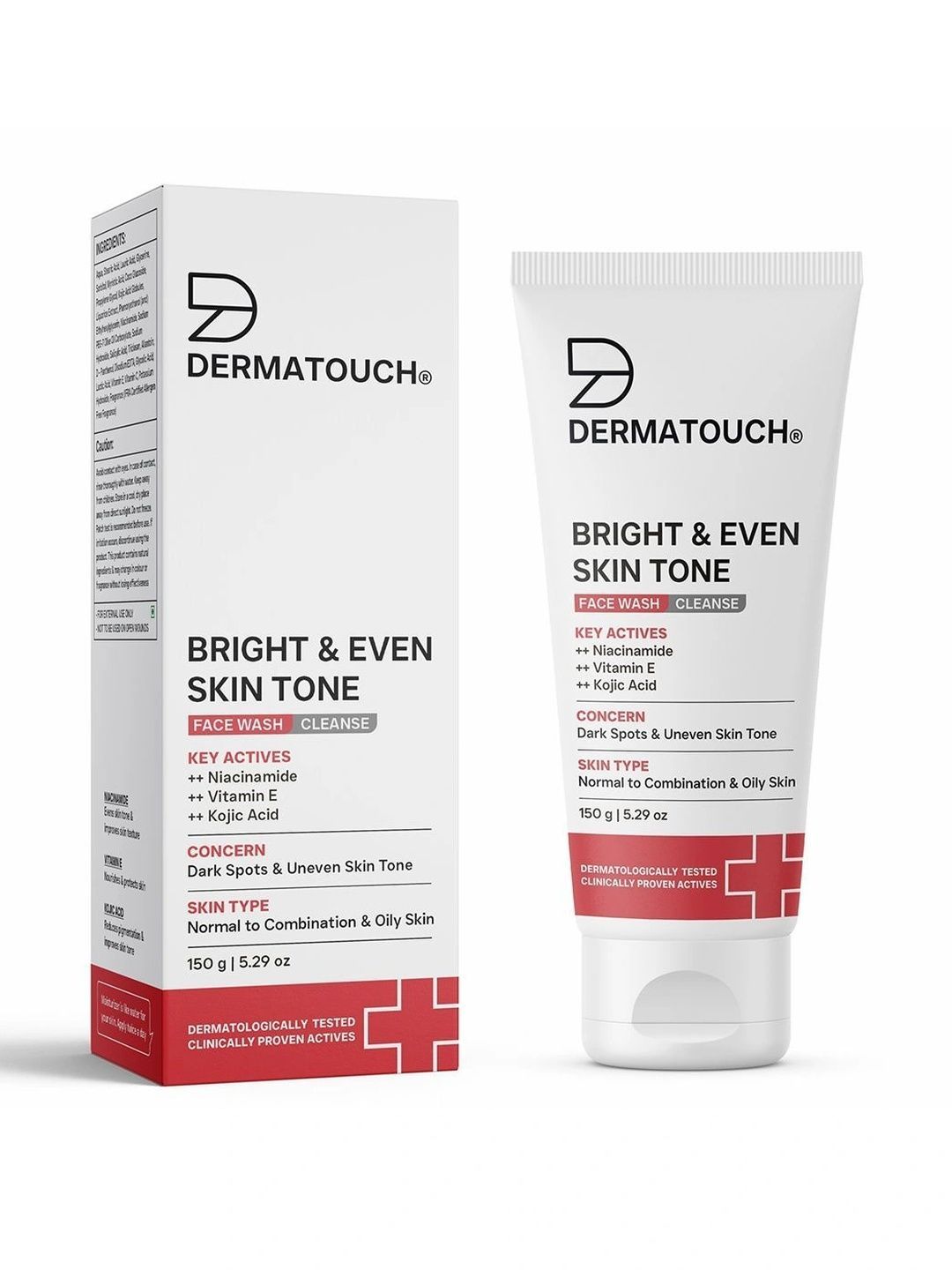 Dermatouch Dailyglow Bright & Even Skin Tone Face Wash - 150 g
