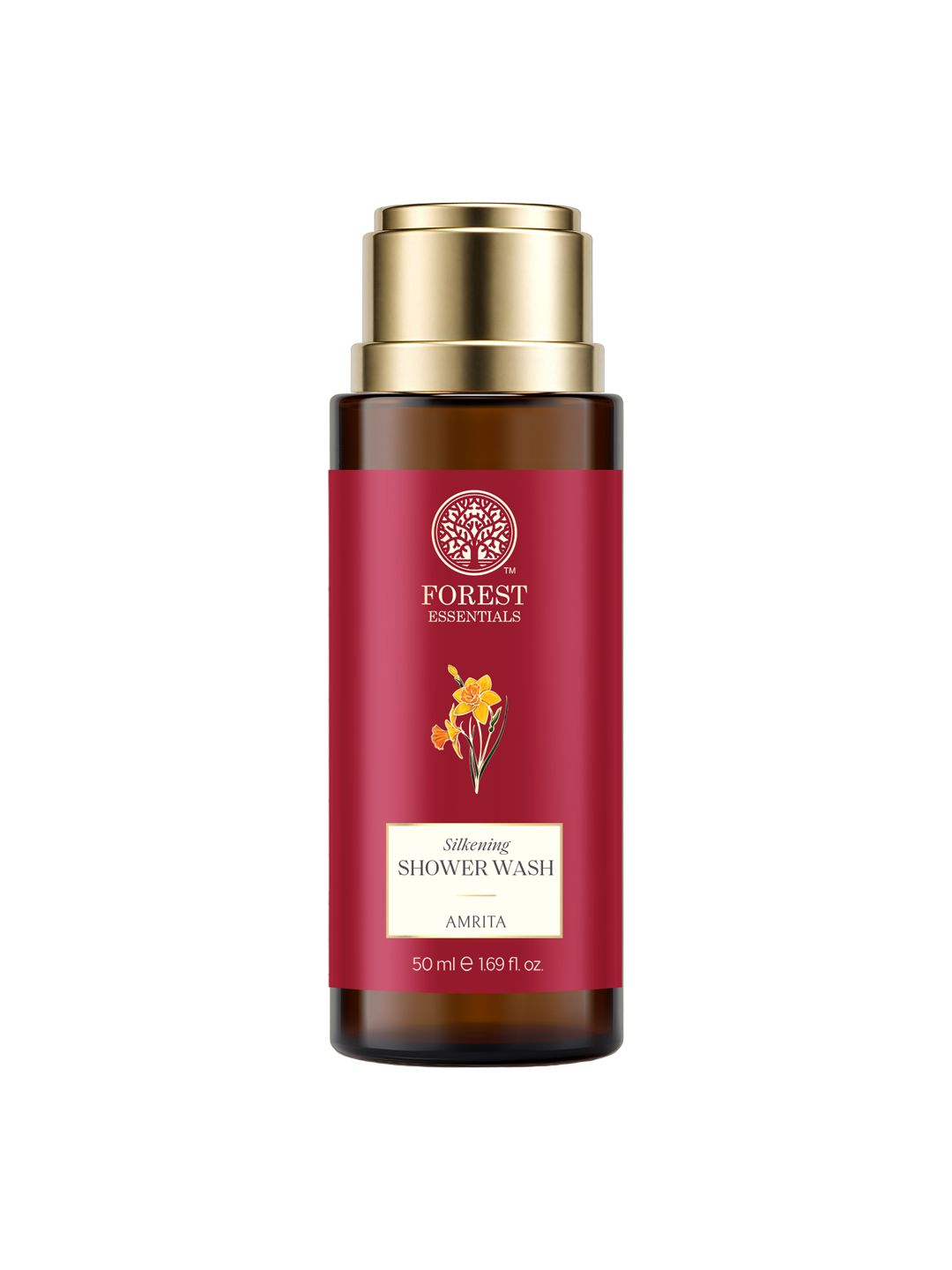 Forest Essentials Nargis Silkening Shower Wash for Soft & Smooth Skin - 50 ml