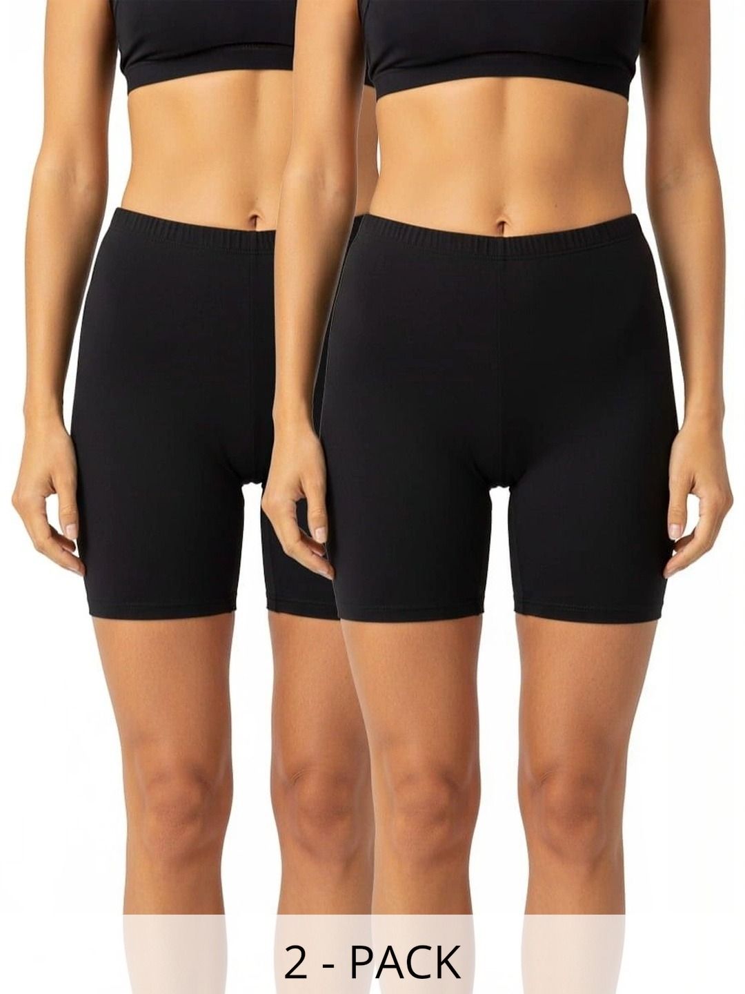 PLEASURE Women High-Rise Training or Gym Shorts