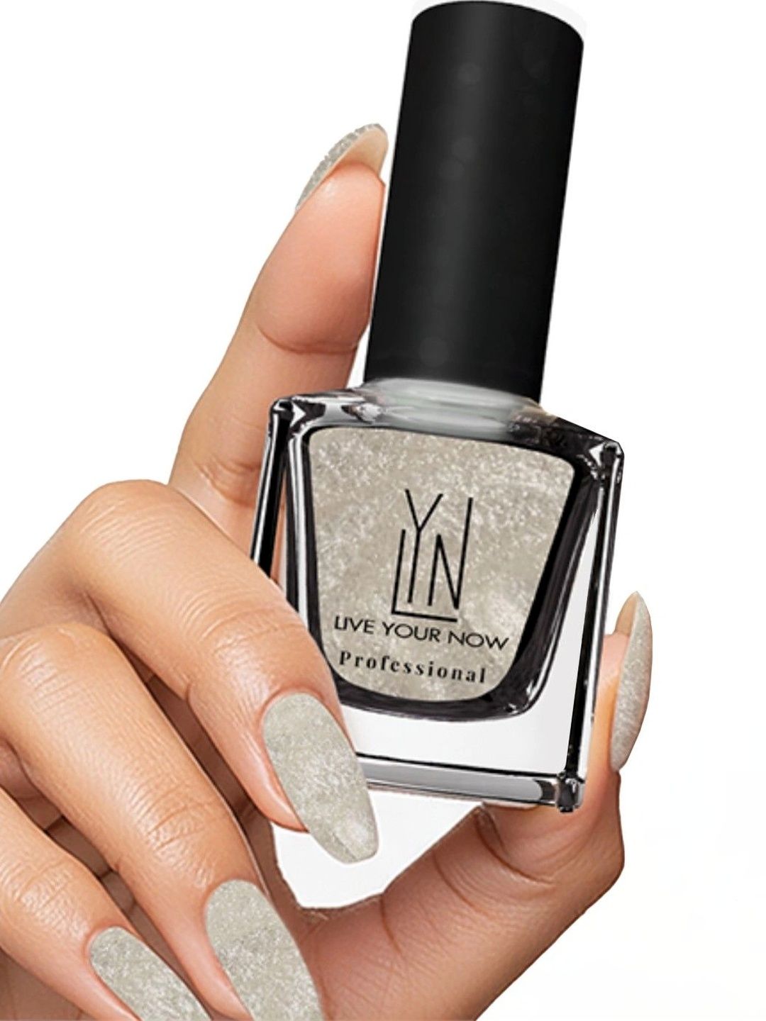 LYN LIVE YOUR NOW Long Lasting Fast Dry Nail Polish - 12 ml - Silver Sass 67