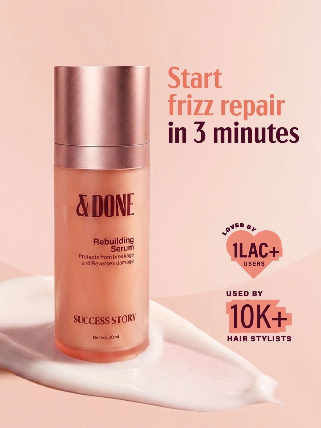 &DONE Success Story Rebuilding Serum - 30 ml