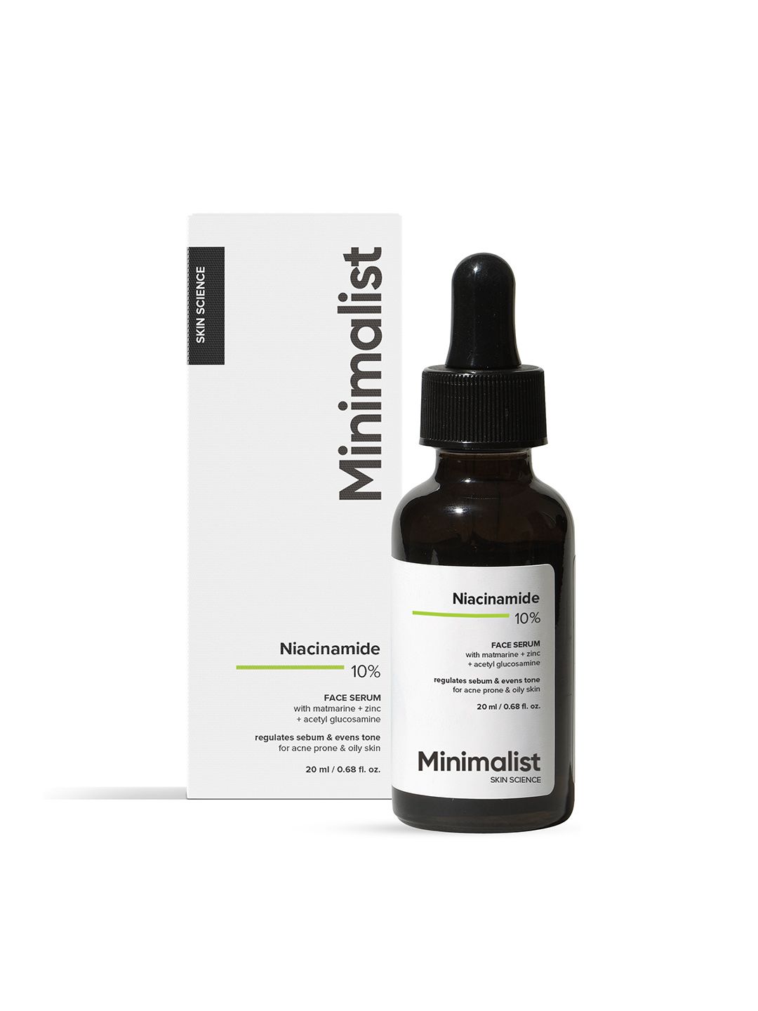 Minimalist Oil Control & Anti-Acne 10% Niacinamide Face Serum - 20ml