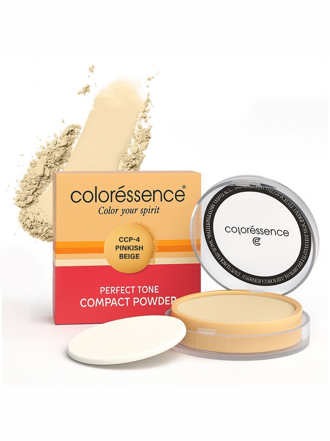 Coloressence Perfect Tone Compact Powder - 10 g - Pinkish Beige - CCP - 4