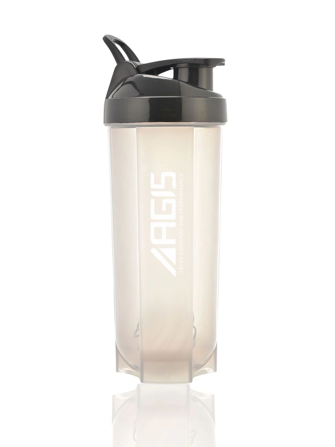 AGIS Black & Transparent Stainlessteel blender ball Water Bottle 700ml