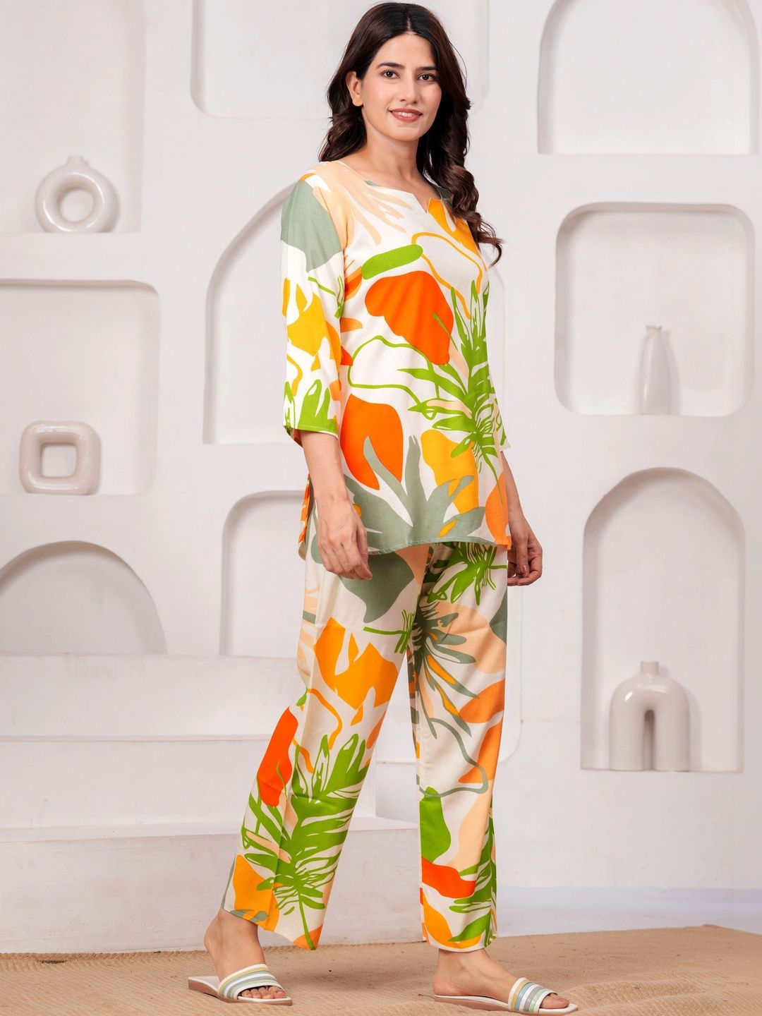 Women Printed Night suit 2
